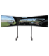 Next Level Racing Floor stand Round Tube Freestanding Single Monitor Stand Up to 3x43 " Height adjustment, Tilt |