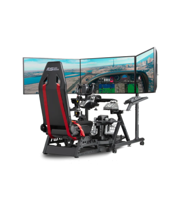 Next Level Racing Floor stand Round Tube Freestanding Single Monitor Stand Up to 3x43 " Height adjustment, Tilt |