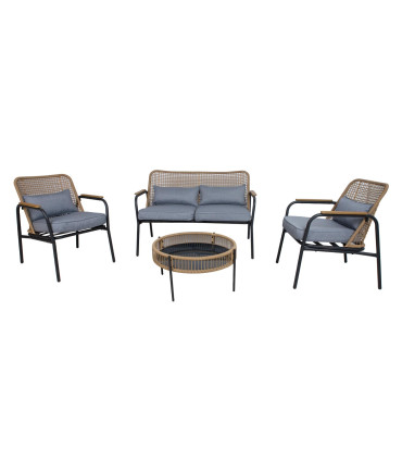 Комплект SARRAN диван, 2 кресла, стол