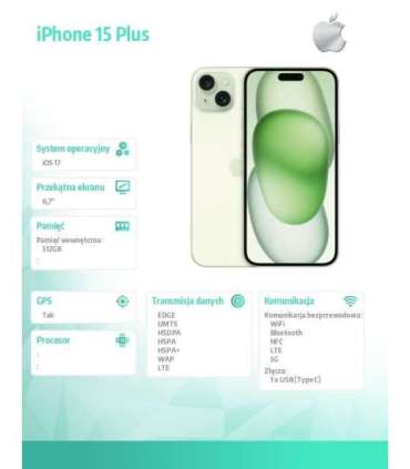 iPhone 15 Plus 512GB - Green