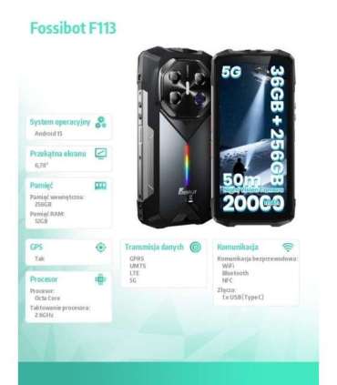 Smartfon F113 gray