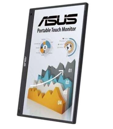 Monitor ZenScreen Touch 15.6 inch MB16AHT FHD (1920 x 1080), IPS, 10-point touch, Mini-HDMI, ergo kickstand, tripod socket,