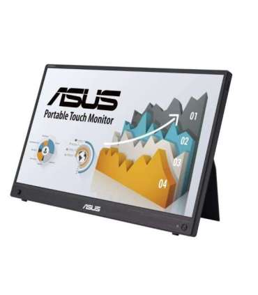 Monitor ZenScreen Touch 15.6 inch MB16AHT FHD (1920 x 1080), IPS, 10-point touch, Mini-HDMI, ergo kickstand, tripod socket,