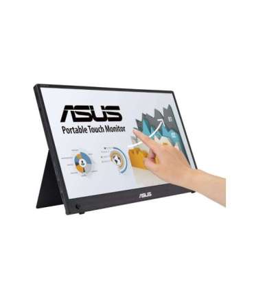 Monitor ZenScreen Touch 15.6 inch MB16AHT FHD (1920 x 1080), IPS, 10-point touch, Mini-HDMI, ergo kickstand, tripod socket,