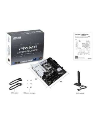 Motherboard PRIME Z890M-PLUS WIFI S 1851 4DDR5 TB4/DP mATX /90MB1J80-M0EAY0
