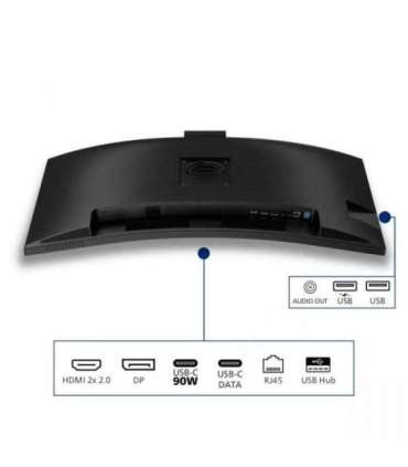 Monitor 34 inches 34B2U3600CH Curved VA HDMIx2 DP HAS USB-C RJ45 KVM