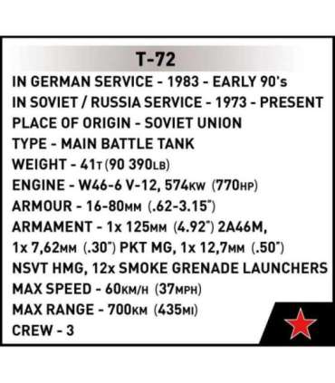 Blocks Armed Forces T-72 (East Germany/Soviet)