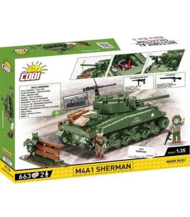 Blocks M4A1 Sherman 663 blocks