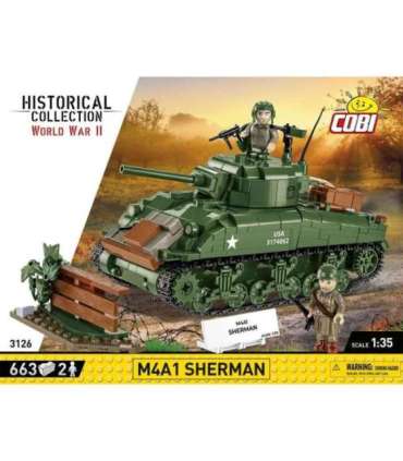 Blocks M4A1 Sherman 663 blocks