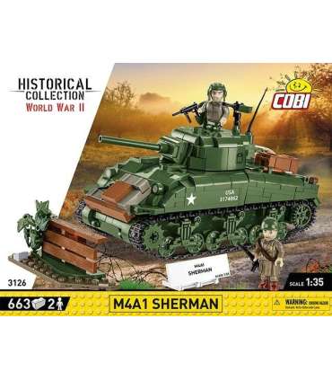 Blocks M4A1 Sherman 663 blocks
