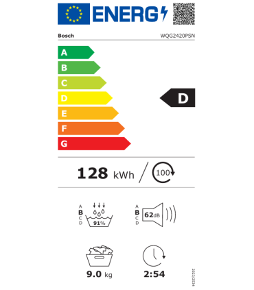 Dryer BOSCH WQG2420PSN