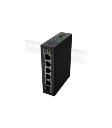 Lanberg Switch PoE 1xBT 3xAT SFP/ETH Din Unmanagment Fast Ethernet ILFE-4P-1GE-1S-90