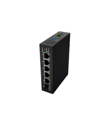 Lanberg Switch PoE 1xBT 3xAT SFP/ETH Din Unmanagment Fast Ethernet ILFE-4P-1GE-1S-90