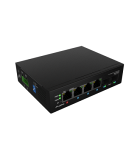 Lanberg Switch Light IndustrialPoE 1xBT 3xAT 2xSFP Din Unmanagment Gigabit Ethernet ILGE-4P-2S-90 Unmanaged