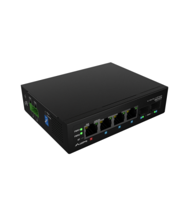 Lanberg Switch Light IndustrialPoE 1xBT 3xAT 2xSFP Din Unmanagment Gigabit Ethernet ILGE-4P-2S-90 Unmanaged