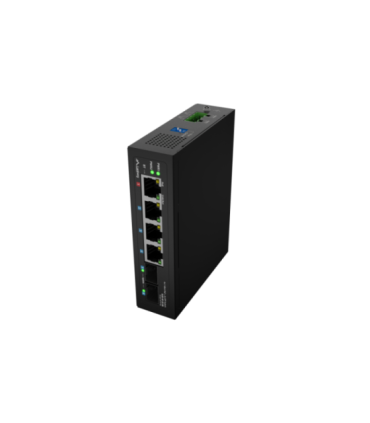 Lanberg Switch Light IndustrialPoE 1xBT 3xAT 2xSFP Din Unmanagment Gigabit Ethernet ILGE-4P-2S-90 Unmanaged
