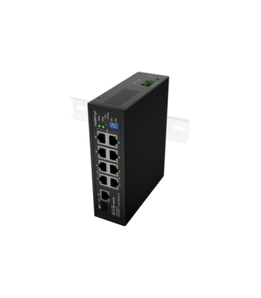 Lanberg Switch PoE 4xBT 4xAT SFP/ETH Din Unmanagment Fast Ethernet ILFE-8P-1GE-1S-120 Unmanaged Din rail, Rack
