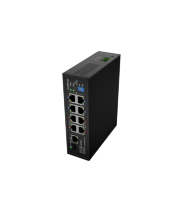 Lanberg Switch PoE 4xBT 4xAT SFP/ETH Din Unmanagment Fast Ethernet ILFE-8P-1GE-1S-120 Unmanaged Din rail, Rack