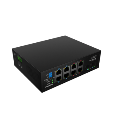 Lanberg Switch PoE 4xBT 4xAT 4xSFP Din Unmanagment Gigabit Ethernet ILGE-8P-2S-120 Unmanaged Din rail