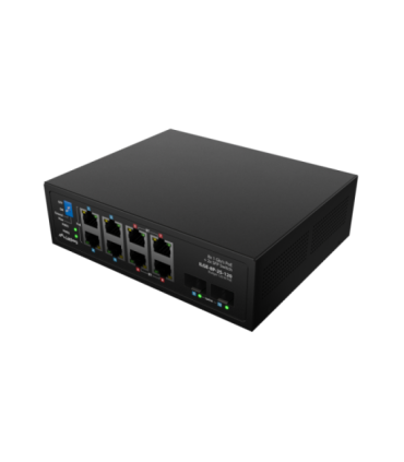 Lanberg Switch PoE 4xBT 4xAT 4xSFP Din Unmanagment Gigabit Ethernet ILGE-8P-2S-120 Unmanaged Din rail