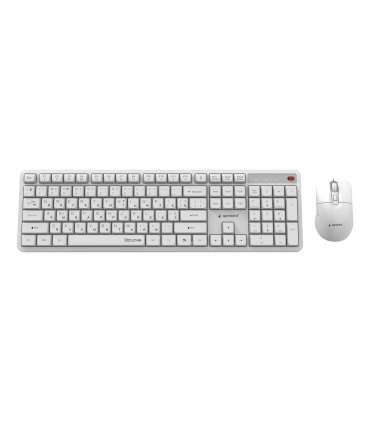 KEYBOARD +MOUSE WRL CYRILLIC/WHT KBS-WMS-01-W-CYRL GEMBIRD