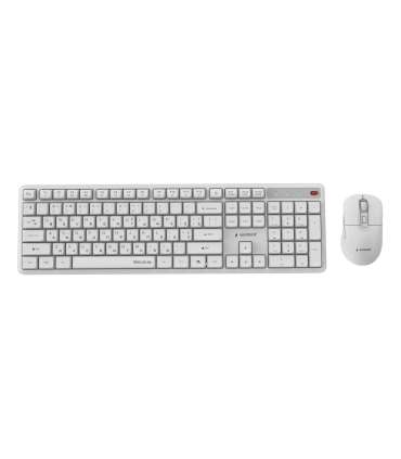 KEYBOARD +MOUSE WRL CYRILLIC/WHT KBS-WMS-01-W-CYRL GEMBIRD