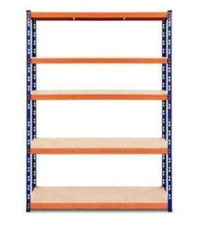 5-level storage rack 180x120x45 cm