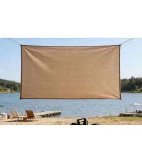 Sun Shade sail 4x2 m rectangle, beige