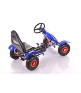 Велокарт (Веломобиль) Go-Kart F618 синий (от 4-10 лет)