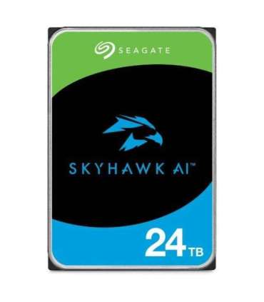 Seagate ST24000VE002 SkyHawk AI, 24 TB, 7200 RPM, 512 MB, 3.5", Serial ATA III