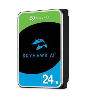 Seagate ST24000VE002 SkyHawk AI, 24 TB, 7200 RPM, 512 MB, 3.5", Serial ATA III