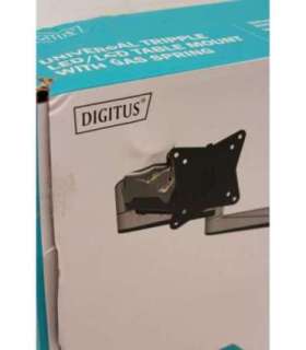 SALE OUT. DIGITUS Triple monitor mount, 3x 27", 3x 6 kg Digitus Desk Mount Triple Monitor Gas Spring Mount DA-90363