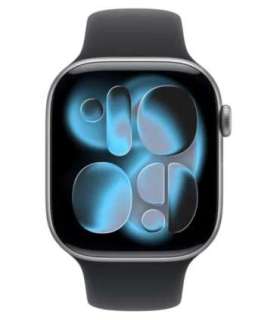 Watch Series 11 GPS 46mm Space Grey Aluminium Case with Black Sport Band - M/L