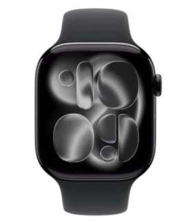 Watch Series 11 GPS+Cellular 46mm Jet Black Aluminium Case with Black Sport Band - M/L