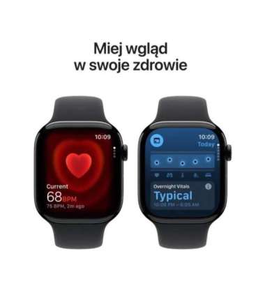 Watch Series 11 GPS+Cellular 46mm Jet Black Aluminium Case with Black Sport Band - M/L