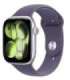 Watch Series 11 GPS+Cellular 46mm Silver Aluminium Case with Purple Fog Sport Band - M/L