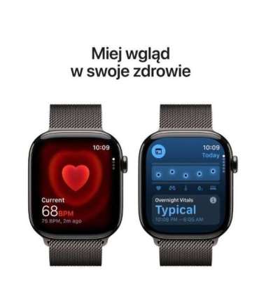 Watch Series 11 GPS + Cellular 46mm Slate Titanium Case with Slate Milanese Loop S/M