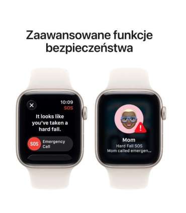 Watch SE 3 GPS+Cellular 44mm Starlight Aluminium Case with Starlight Sport Band - S/M