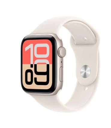 Watch SE 3 GPS+Cellular 44mm Starlight Aluminium Case with Starlight Sport Band - M/L