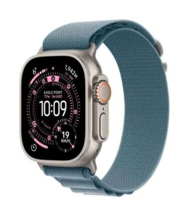 Watch Ultra 3 GPS + Cellular 49mm Natural Titanium Case with Light Blue Alpine Loop - Large