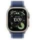 Watch Ultra 3 GPS + Cellular 49mm Natural Titanium Case with Blue/Bright Blue Trail Loop - M/L