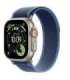 Watch Ultra 3 GPS + Cellular 49mm Natural Titanium Case with Blue/Bright Blue Trail Loop - M/L