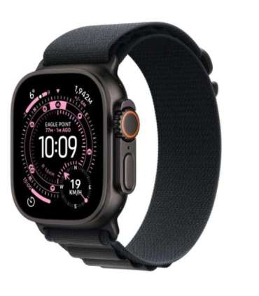 Watch Ultra 3 GPS + Cellular 49mm Black Titanium Case with Black Alpine Loop - Medium