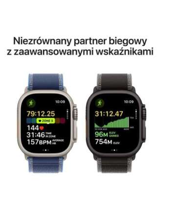 Watch Ultra 3 GPS + Cellular 49mm Black Titanium Case with Black Titanium Milanese Loop - Medium