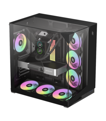 Gamemax Case NEX C56 VC BK ATX