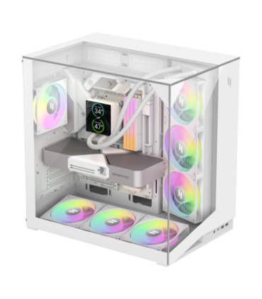 Gamemax Case NEX C56 VC WH ATX