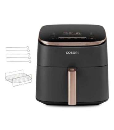 Cosori Turbo Blaze Chef Edition Single 6 L Stand-alone 1725 W Hot air fryer Black, Pink gold