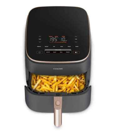 Cosori Turbo Blaze Chef Edition Single 6 L Stand-alone 1725 W Hot air fryer Black, Pink gold