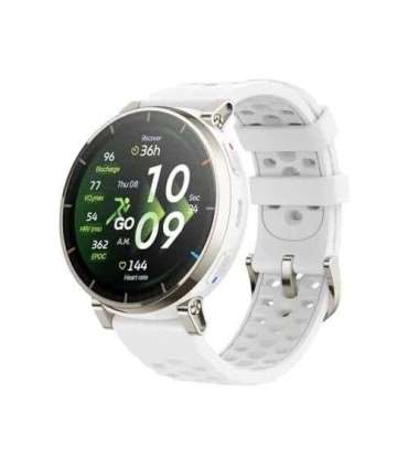 Amazfit Active 3 NFC, 45mm with Silicon Band, White EU W2558GL3N