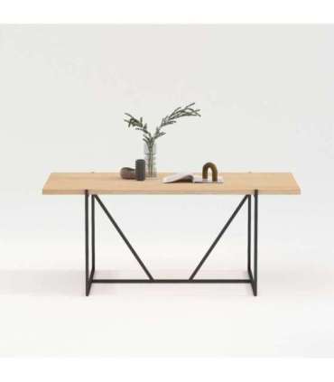Söögilaud CINDY 180x90xH75cm, melamiin tamm